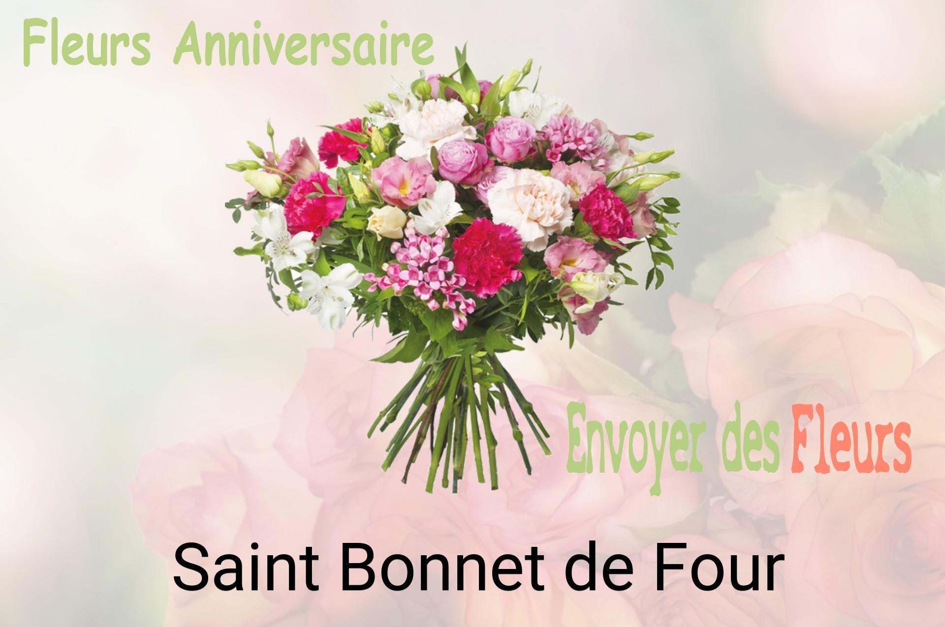 Bouquet de fleurs d’anniversaire livré à Saint-Bonnet-de-Four